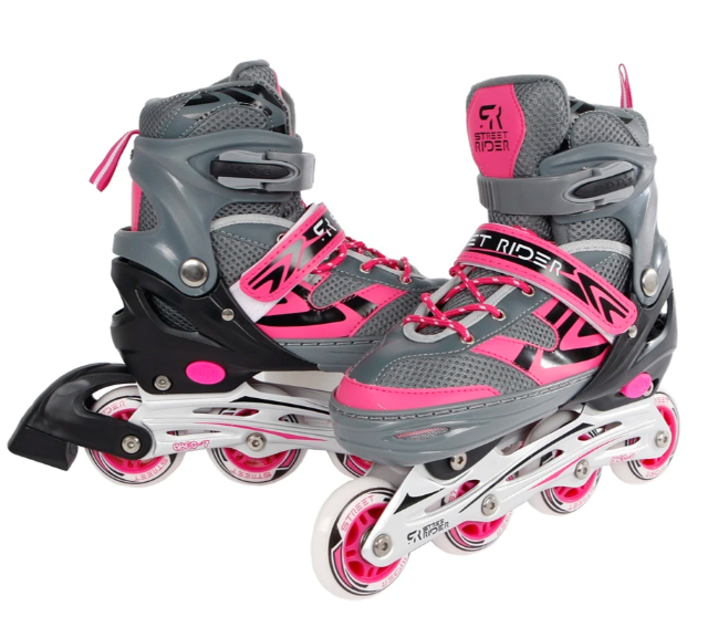 StreetRider Inline Pink Rulleskøjte ABEC-7