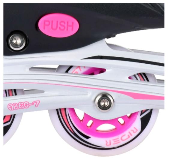 StreetRider Inline Pink Rulleskøjte ABEC-7