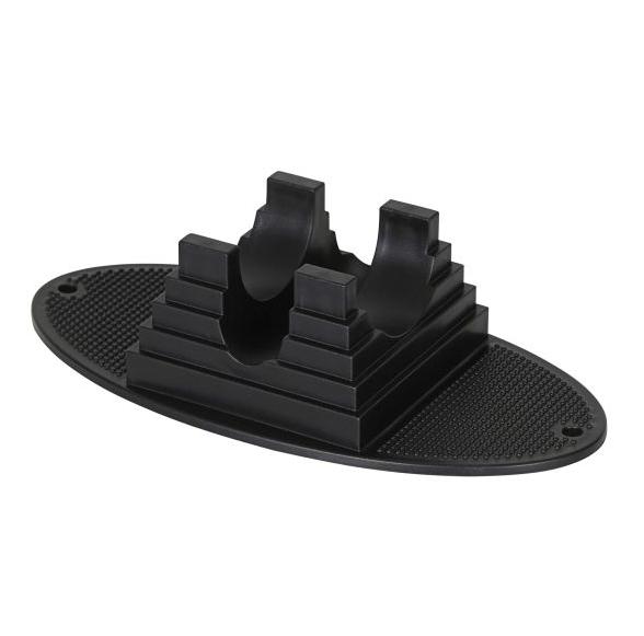 Dette er en løbehjuls holder så du kan parkere dit løbehjul i denne og det kan stå selv