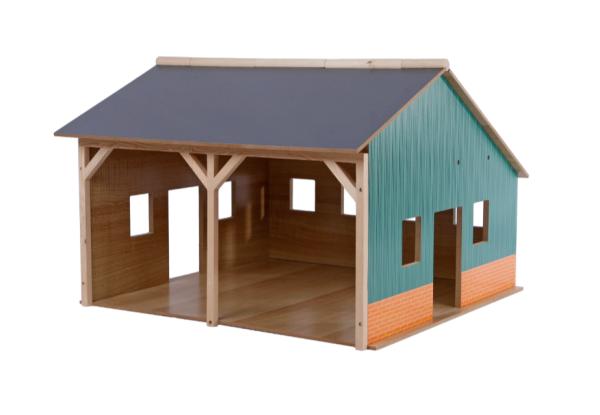 Kids Globe Traktor Garage med plads til 2 stk model 2025