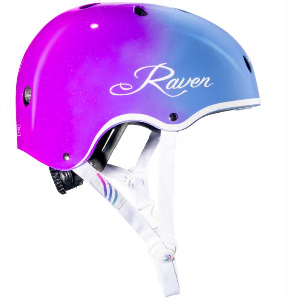 Raven Skaterhjelm Essto Blue/Violet 