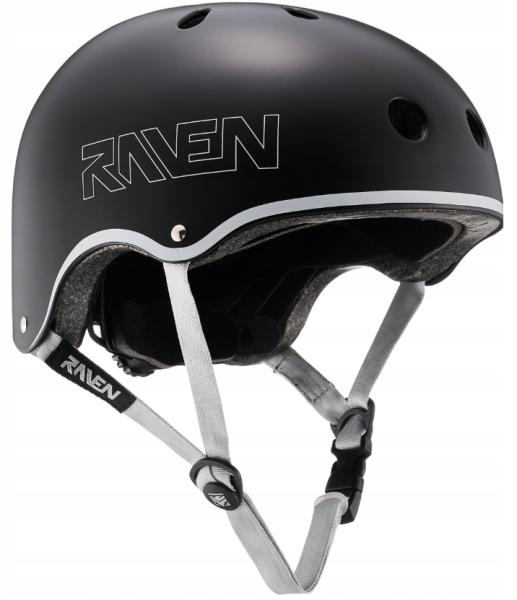 Raven Skaterhjelm Essto Black
