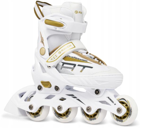 Raven Profession Rulleskøjte White GOLD 