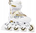Raven 2i1 Profession Rulleskøjte White GOLD MED ISSKØJTE