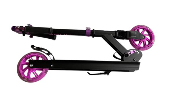 RASK LIGHT 145 mm Lilla løbehjul med lys