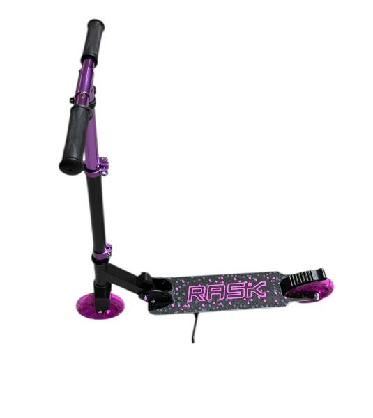 RASK LIGHT 145 mm Lilla løbehjul med lys