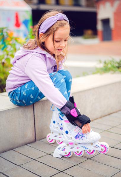 Raven Meia Rulleskøjte med LYS i hjul