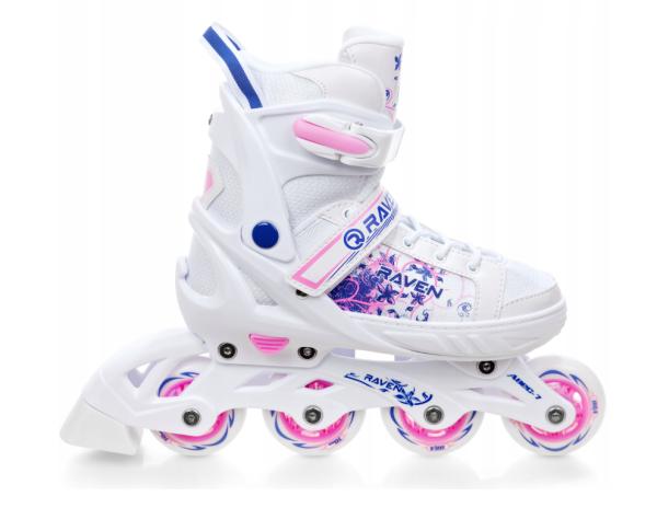 Raven Meia Rulleskøjte med LYS i hjul