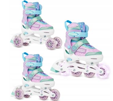 Raven ETTA 3i1 Rulleskøjte med LYS i forhjul