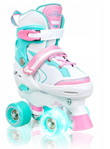 Raven SBS LIA Rulleskøjte med LYS i forhjul