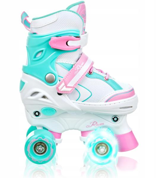 Raven SBS LIA Rulleskøjte med LYS i forhjul