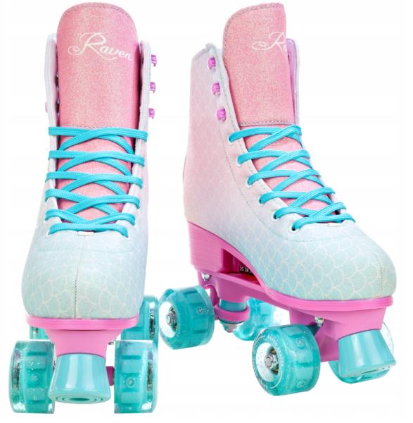 Raven MIDES (LYS) Side By side rulleskøjte med LYS i hjulene
