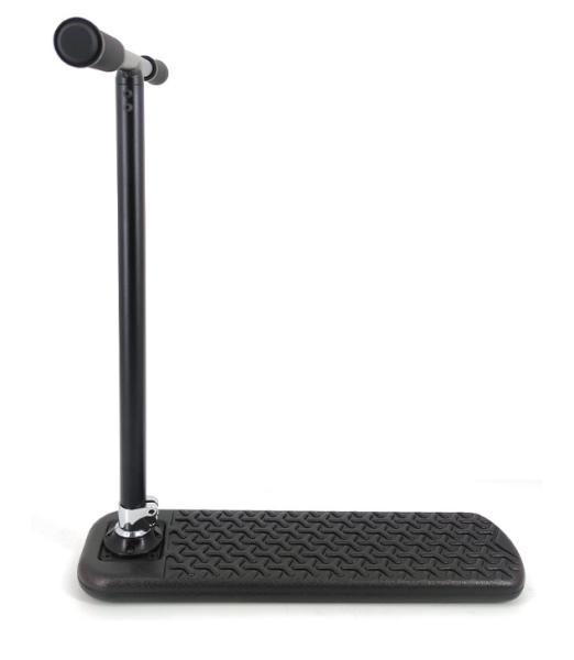 RASK trampolin løbehjul silver set fra siden