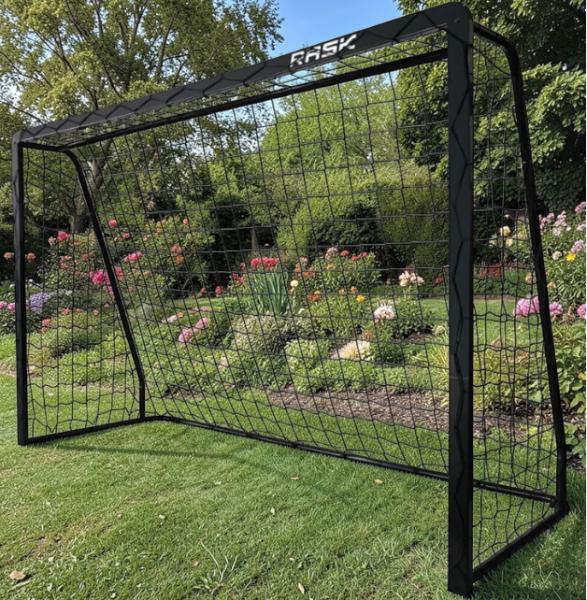 RASK Fodboldmål 300 x 200 cm SORT i stål med dobbelt overlægger