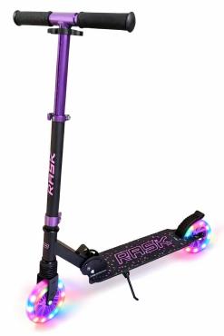 RASK LIGHT 145 mm Lilla løbehjul med lys