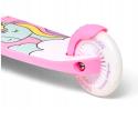 Raven Laviana 3 hjulet løbehjul White Pink med lys i hjulene