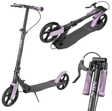 NILS Extreme 200mm PINK Løbehjul med håndbremse