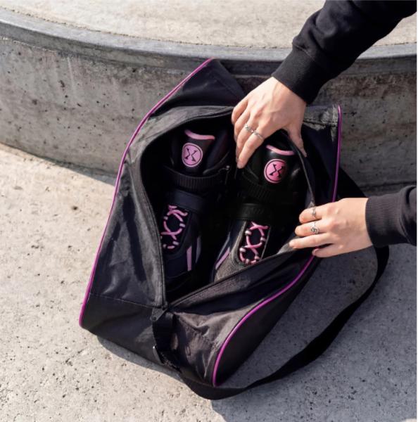 NILS Inline rulleskøjte Taske PINK Sort