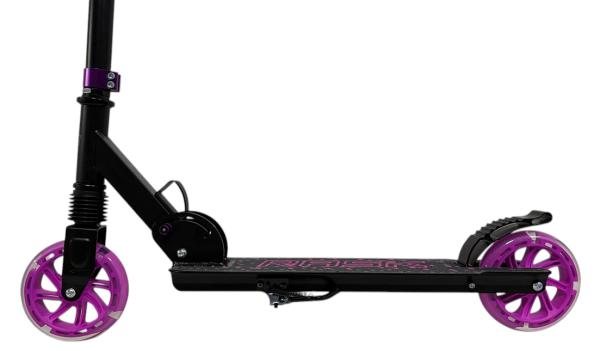 RASK LIGHT 145 mm Lilla løbehjul med lys