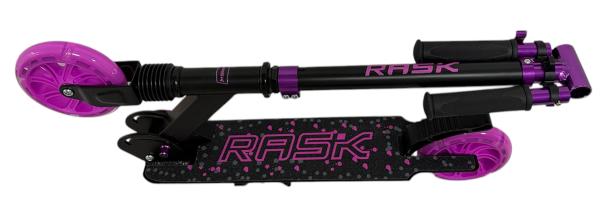 RASK LIGHT 145 mm Lilla løbehjul med lys