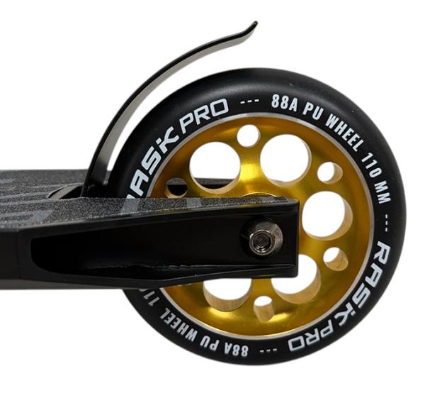 110 mm store hjul sikrer god fremdrift