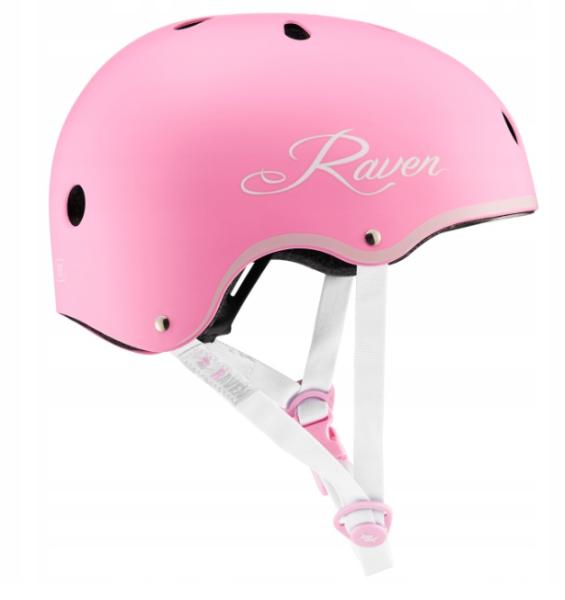 Raven Skaterhjelm Essto Pink
