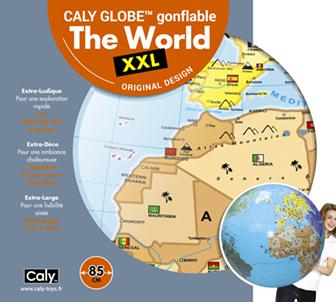 STOR Caly 85 CM Globus XXL The World - god som badebold