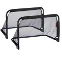 2 stk foldbare Fodboldmål i stål 90 x 60 x 60 cm