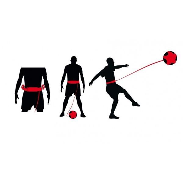 Fodbold SKILL Trainer Sort Rød