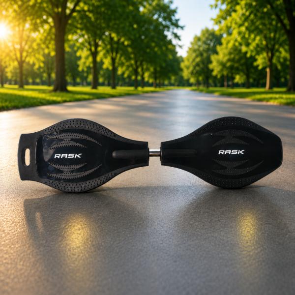 RASK Waveboard Original DARK MED LYS I HJULENE