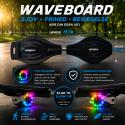 RASK Waveboard Original DARK MED LYS I HJULENE
