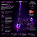 RASK LIGHT 145 mm Lilla løbehjul med lys