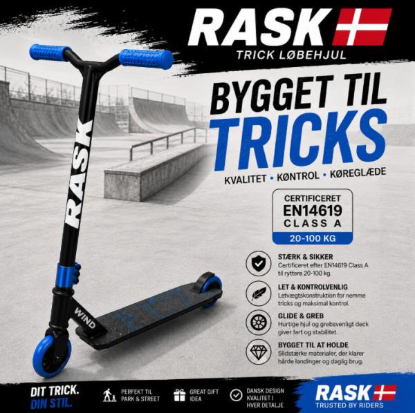 RASK WIND FLASH Trick Løbehjul