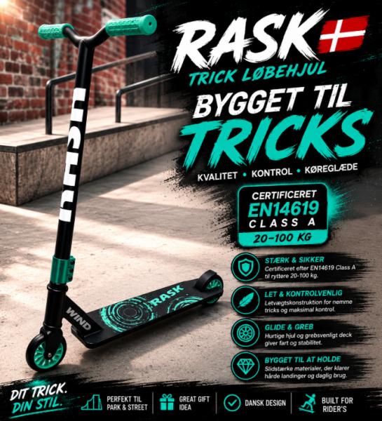 RASK WIND WAVE Trick Løbehjul