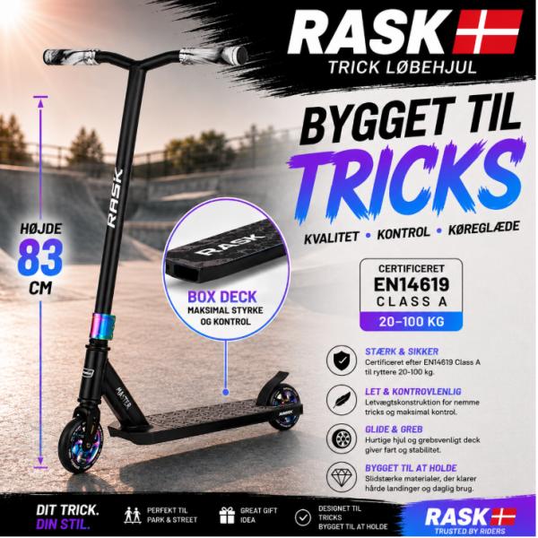 RASK MASTER V2 BLACK Trick Løbehjul