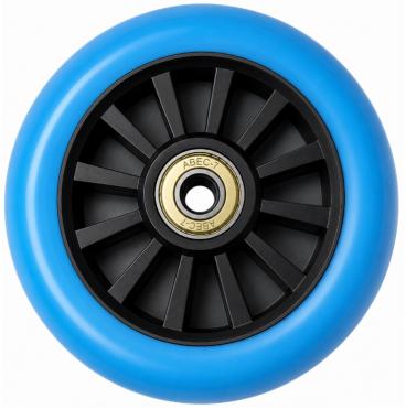 Rask 100mm PU hjul blå (1 stk)