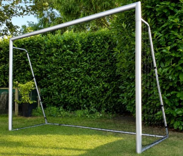 RASK 240 x 160 cm Fodboldmål Silver til haven
