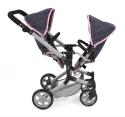 Tvillinge Dukke klapvogn Linus DUO HEART by Bayer Chic 2000 